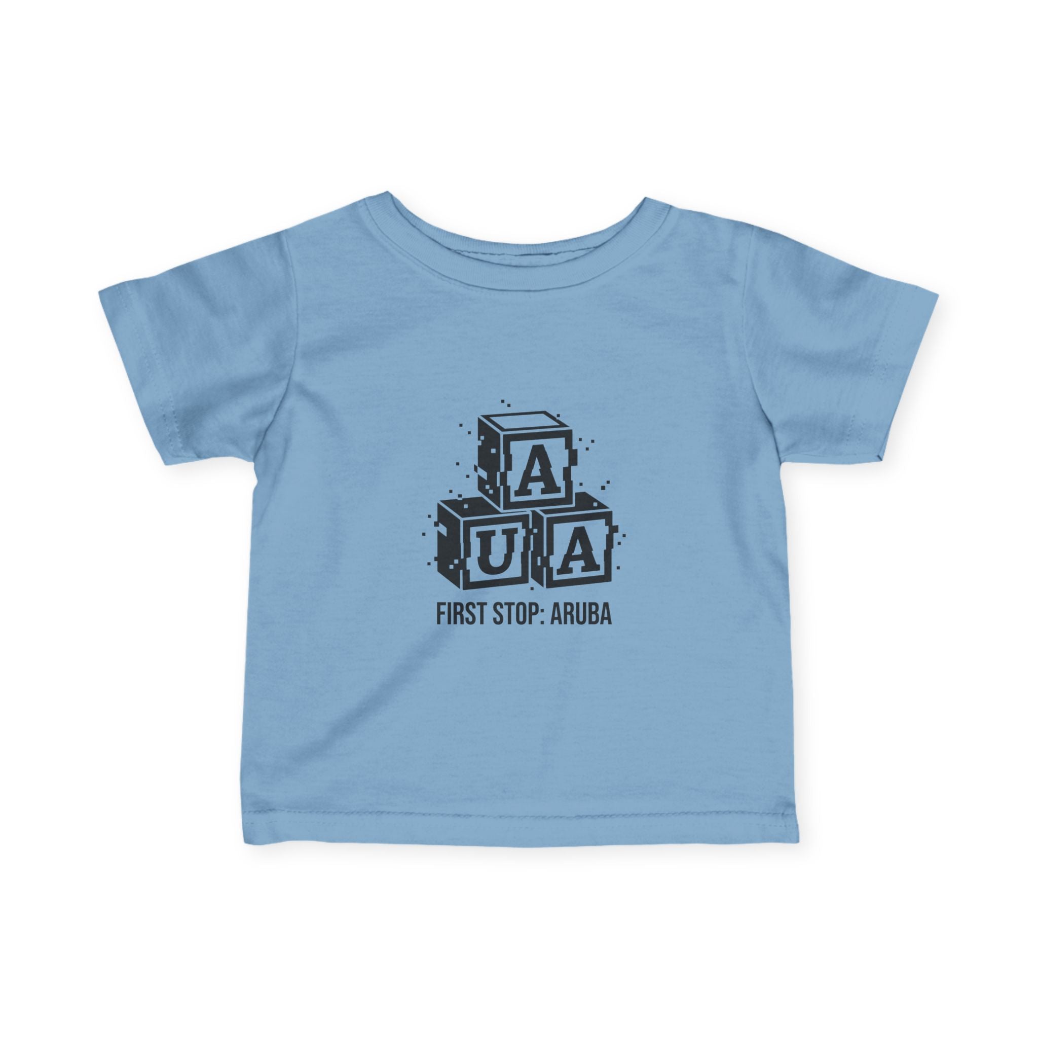 Aruba AUA First Stop Baby Blocks Tee