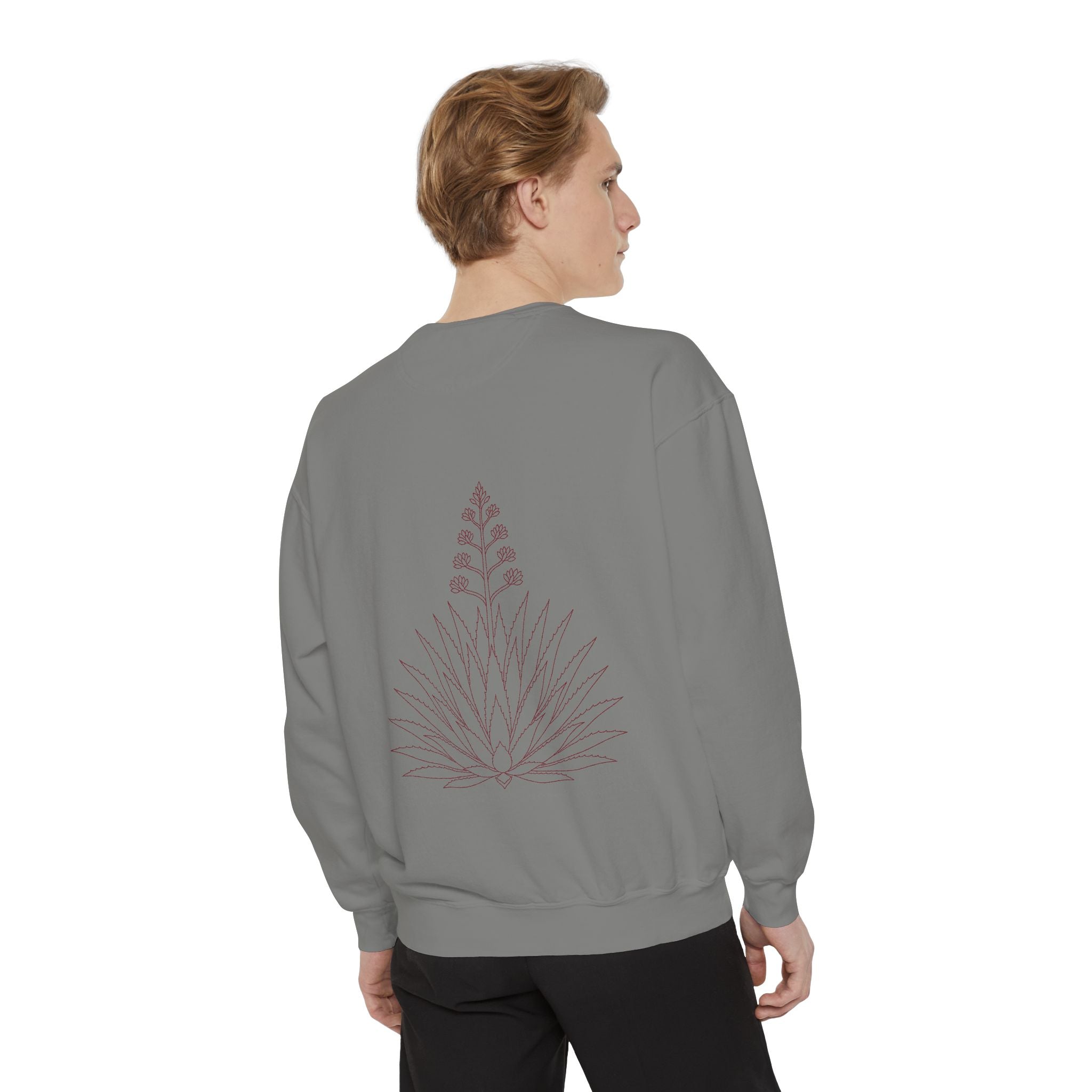 Aruba Agave Crest Redwork Sweatshirt