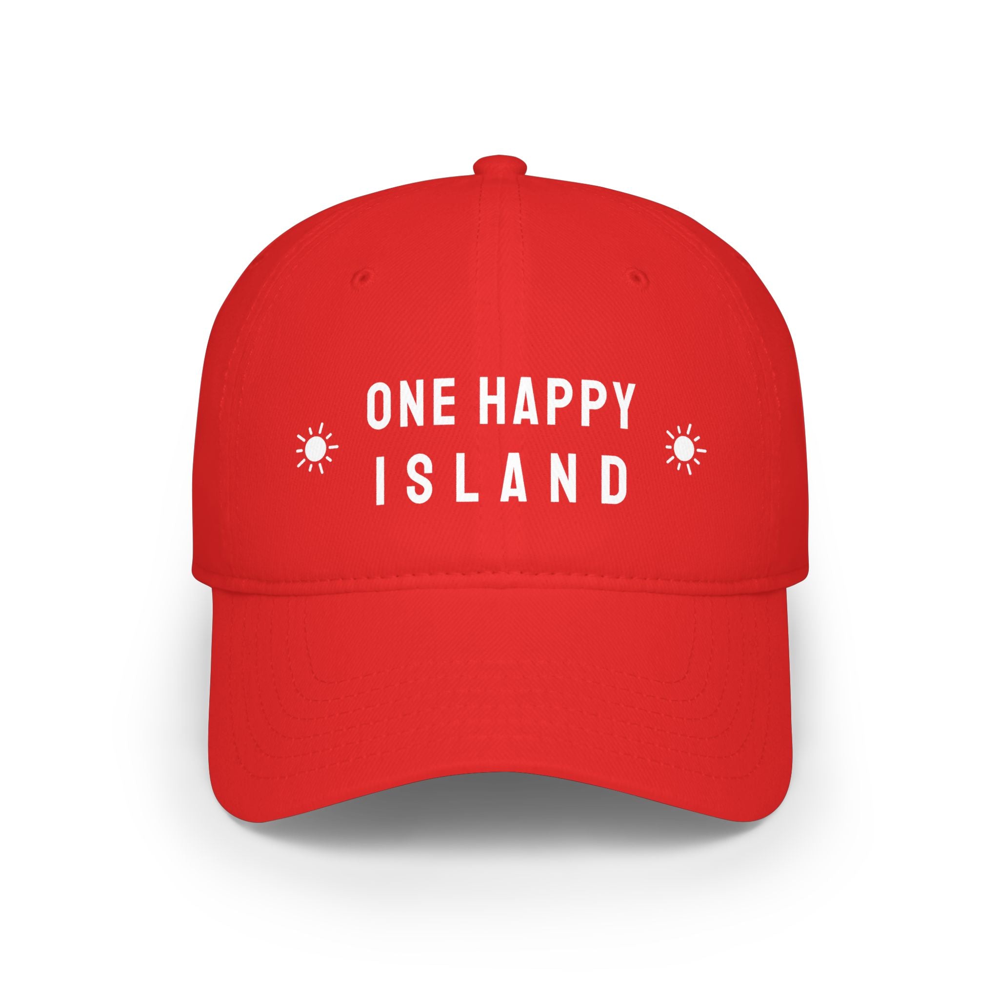 One Happy Island Embroidered Cap