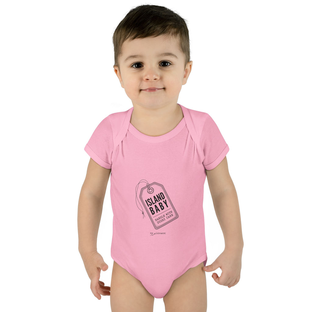 Aruba Island Baby Luggage Tag Bodysuit