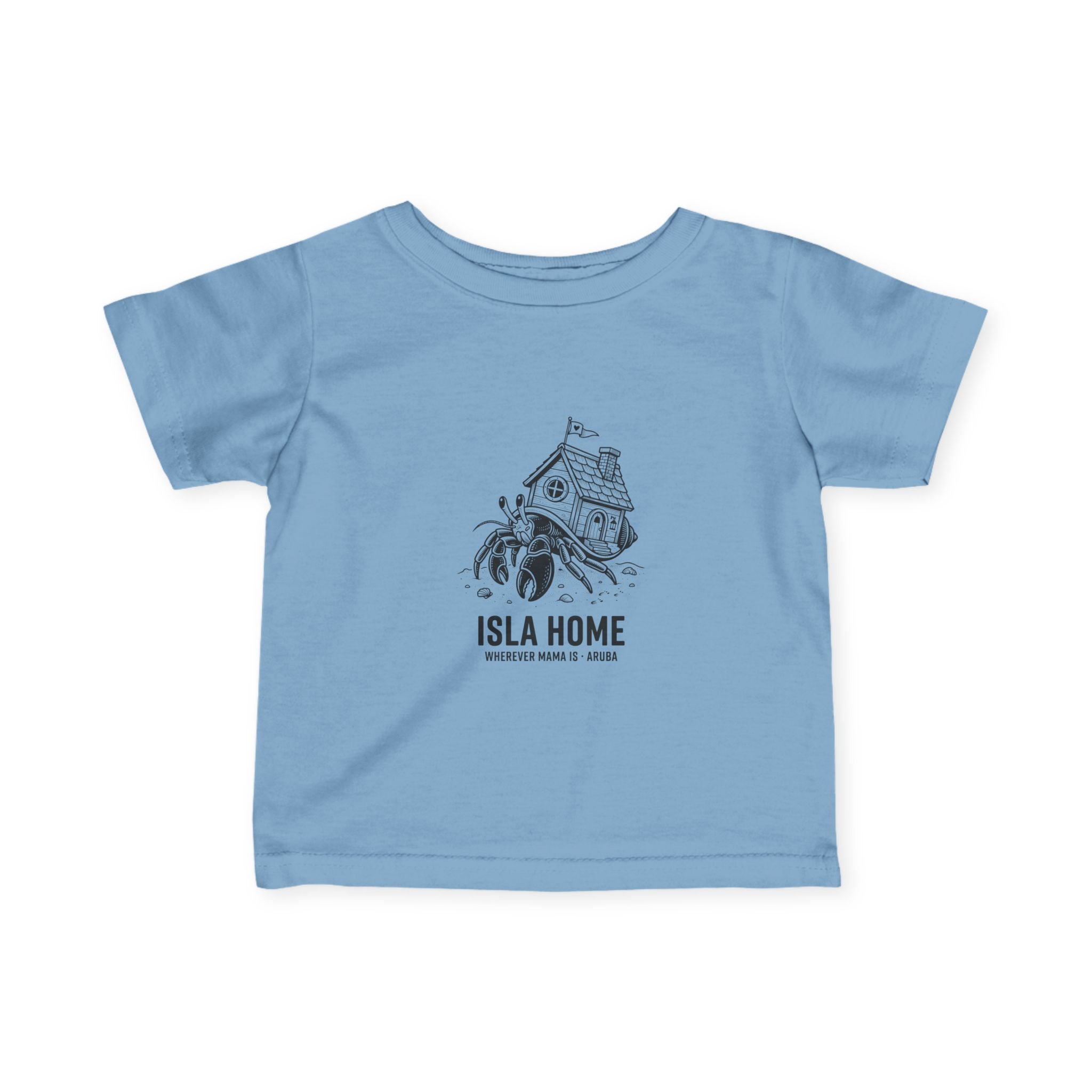 Aruba Isla Home Hermit Crab Baby Tee