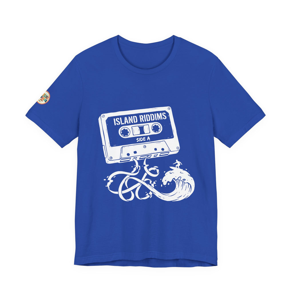 Island Riddims Cassette Tee in True Royal