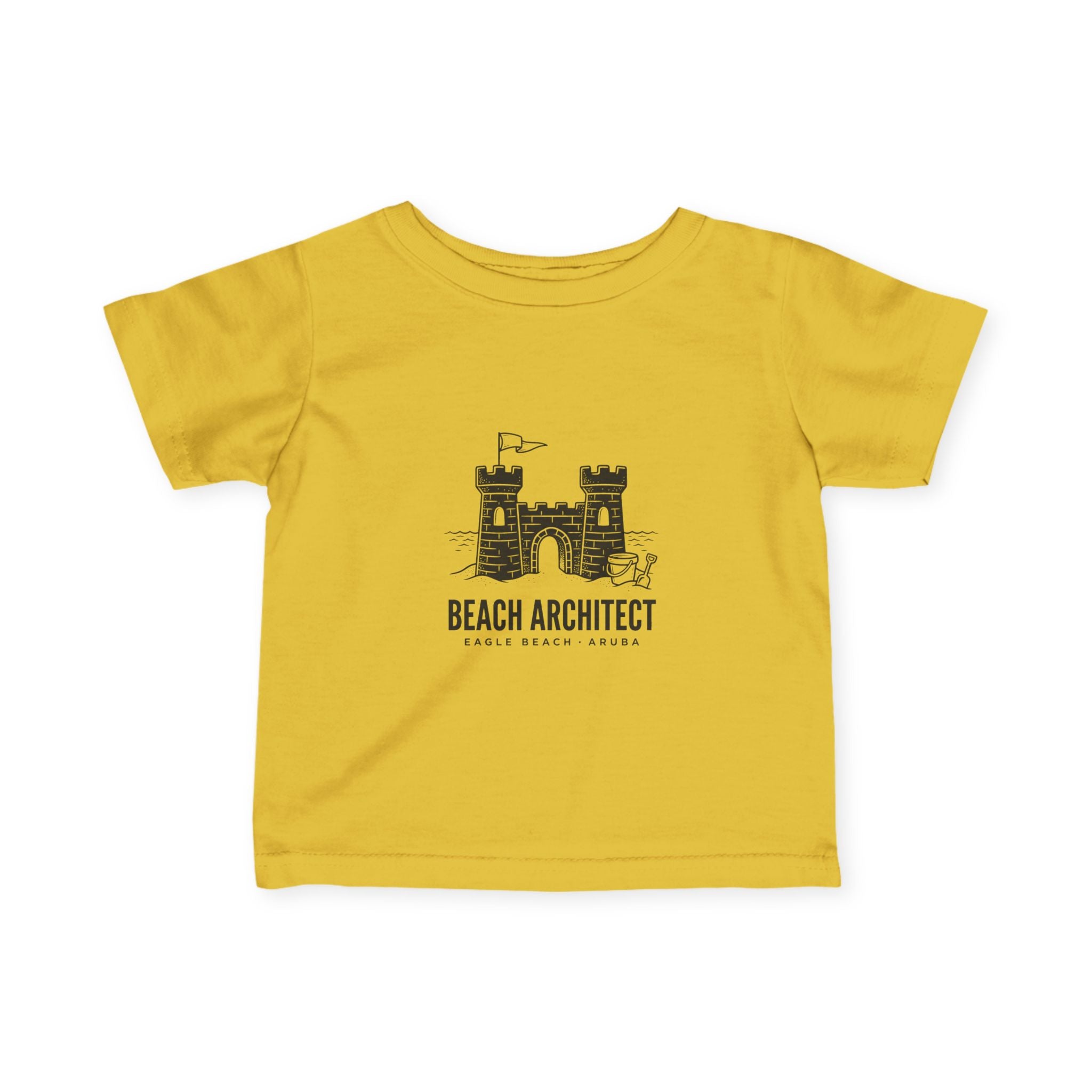 Aruba Beach Architect Sandcastle Baby Tee