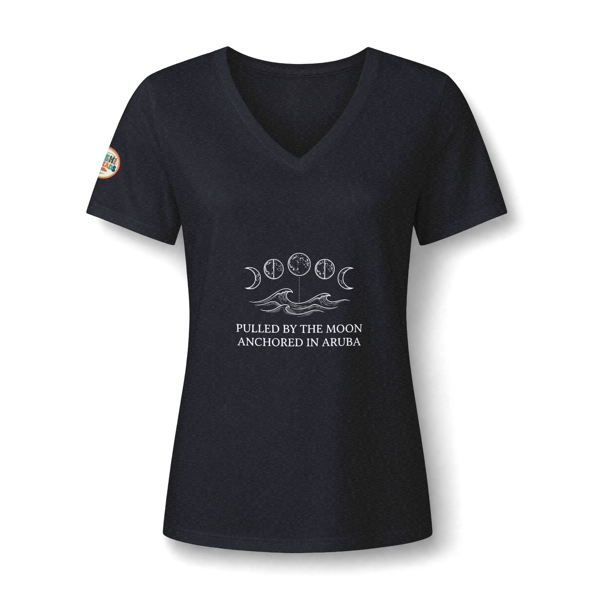 Aruba Pulled by the Moon V-Neck Tee