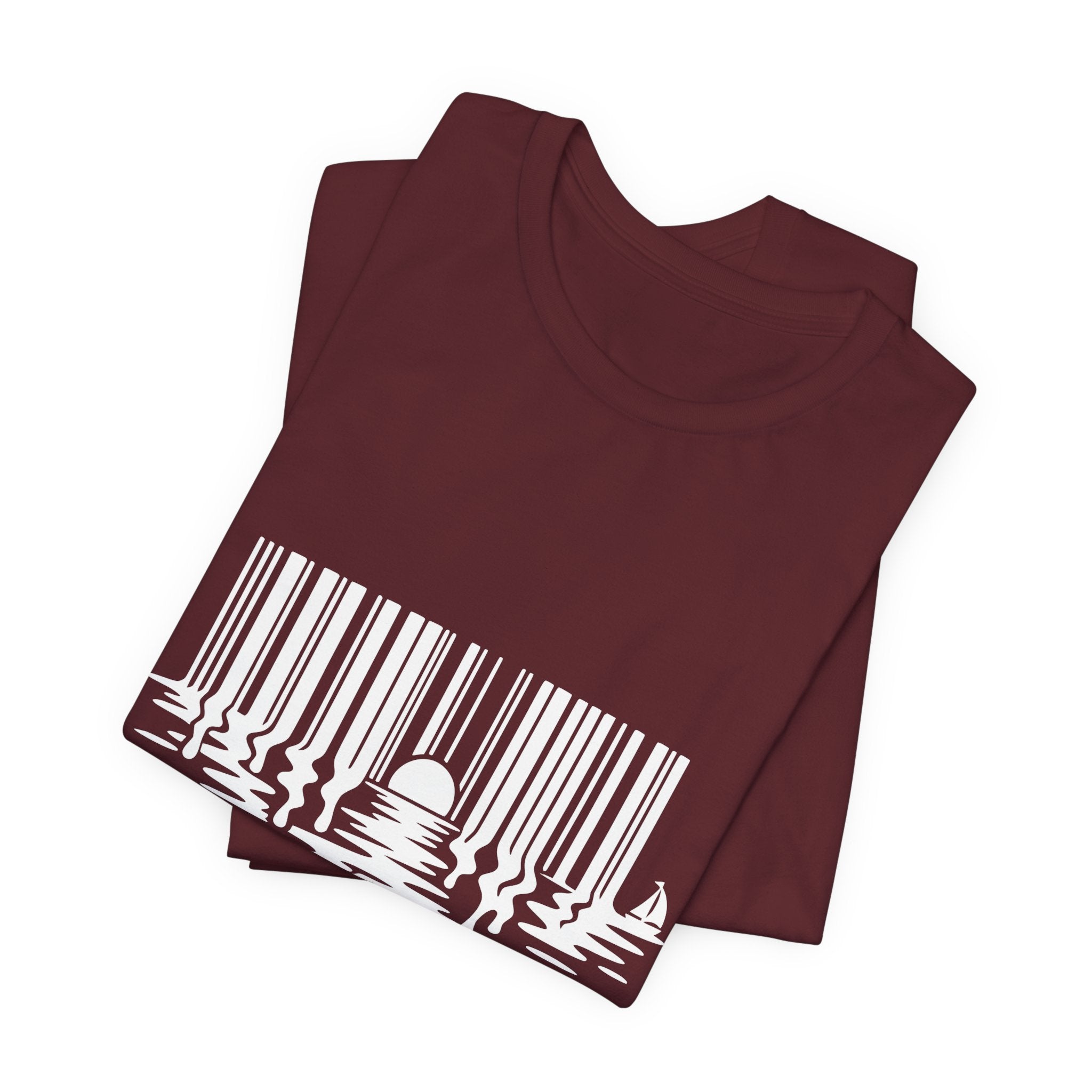 Made in Aruba Barcode Sunset Tee