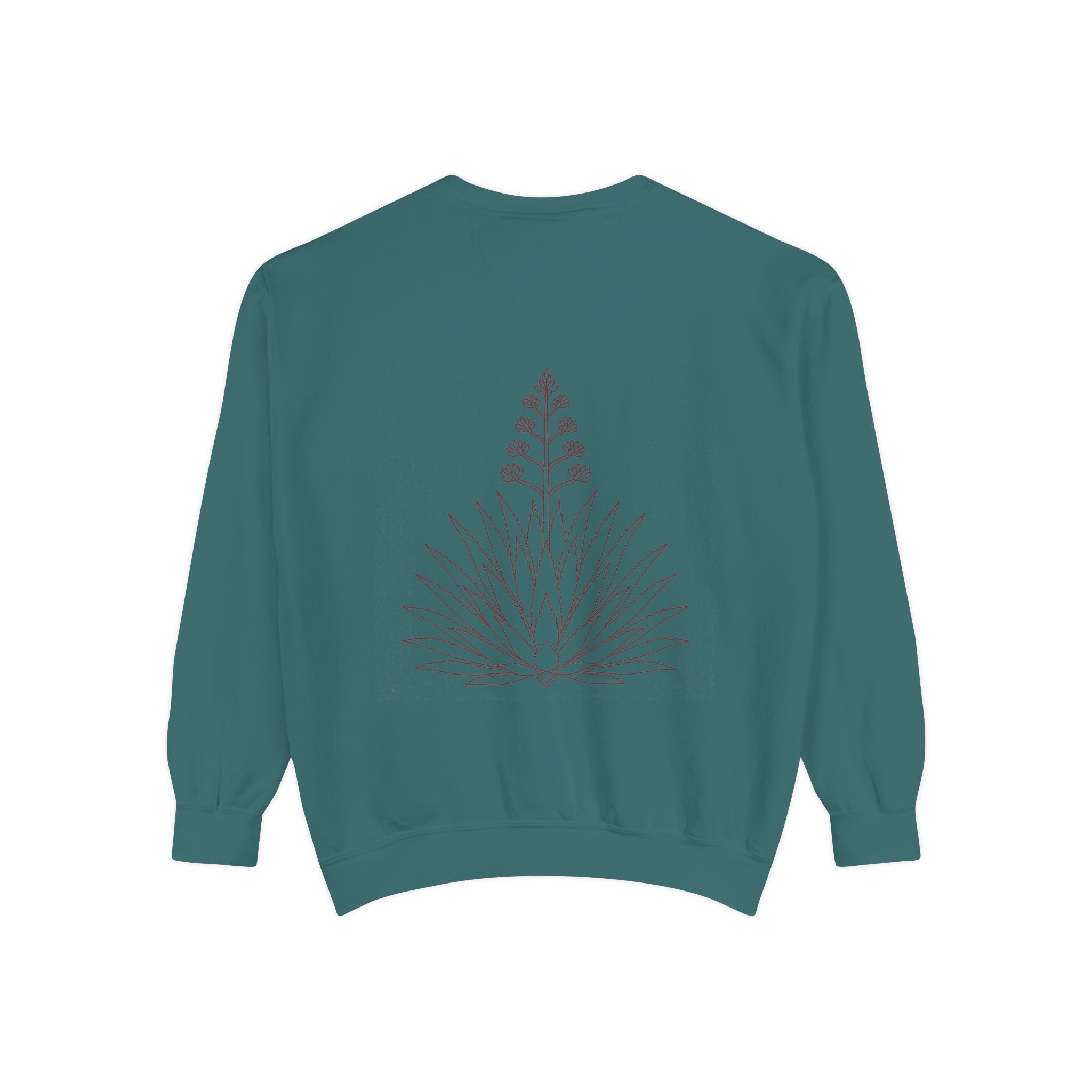 Aruba Agave Crest Redwork Sweatshirt