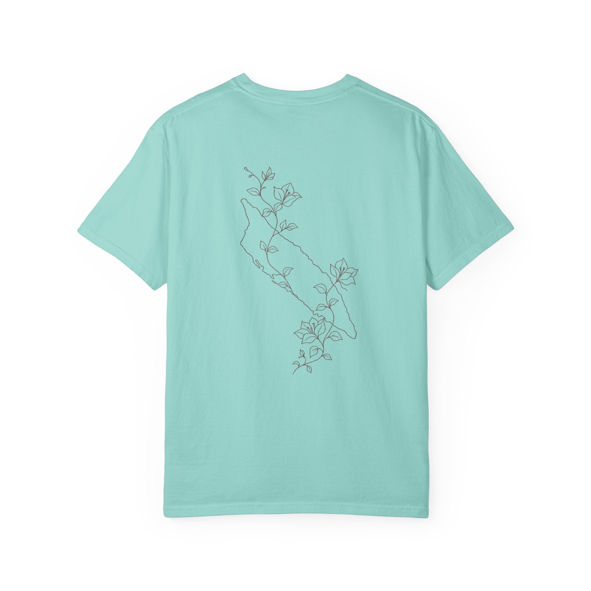 Aruba Island Vine Redwork Tee