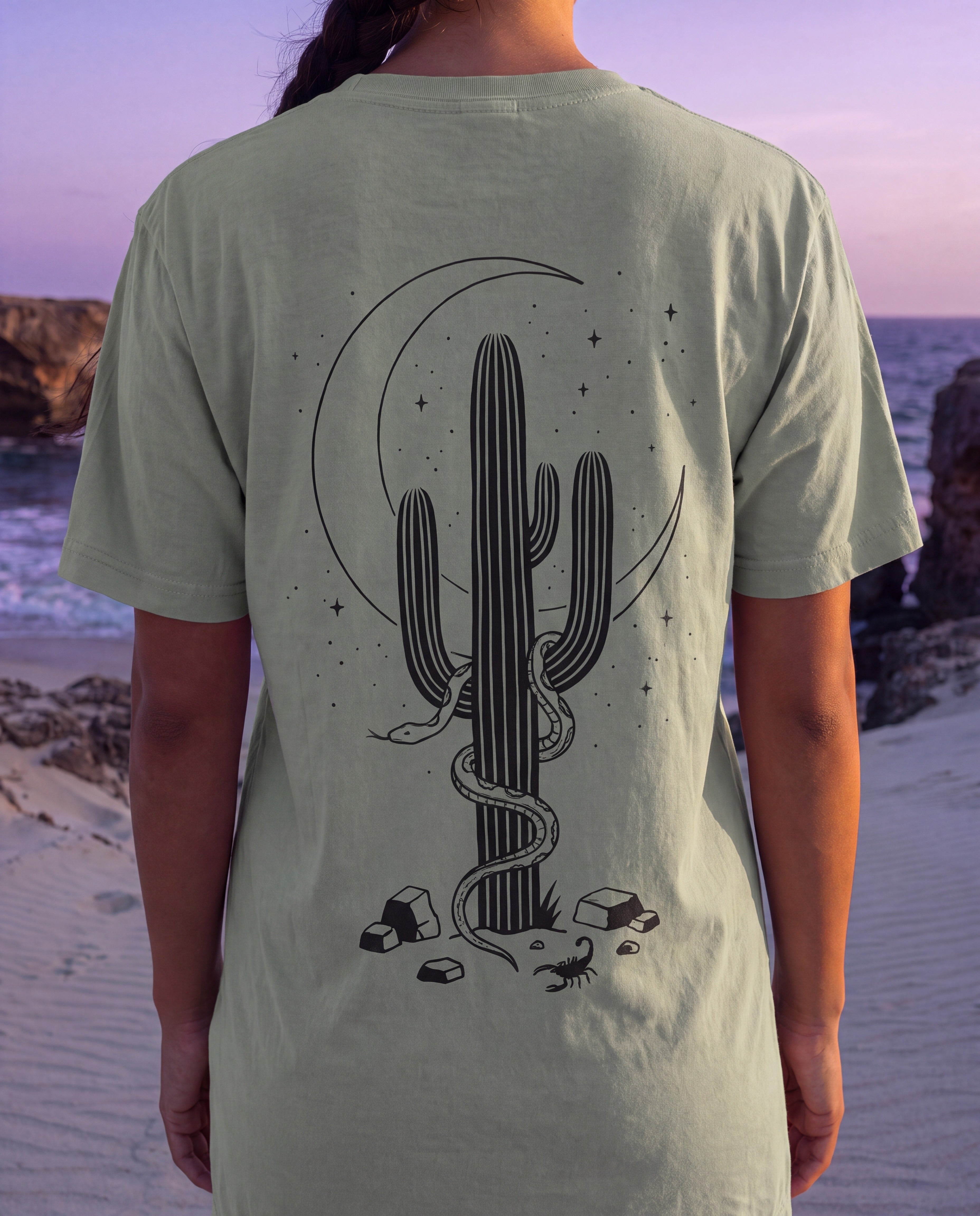 Aruba Cadushi Cactus Moon Tee · alternate view ·