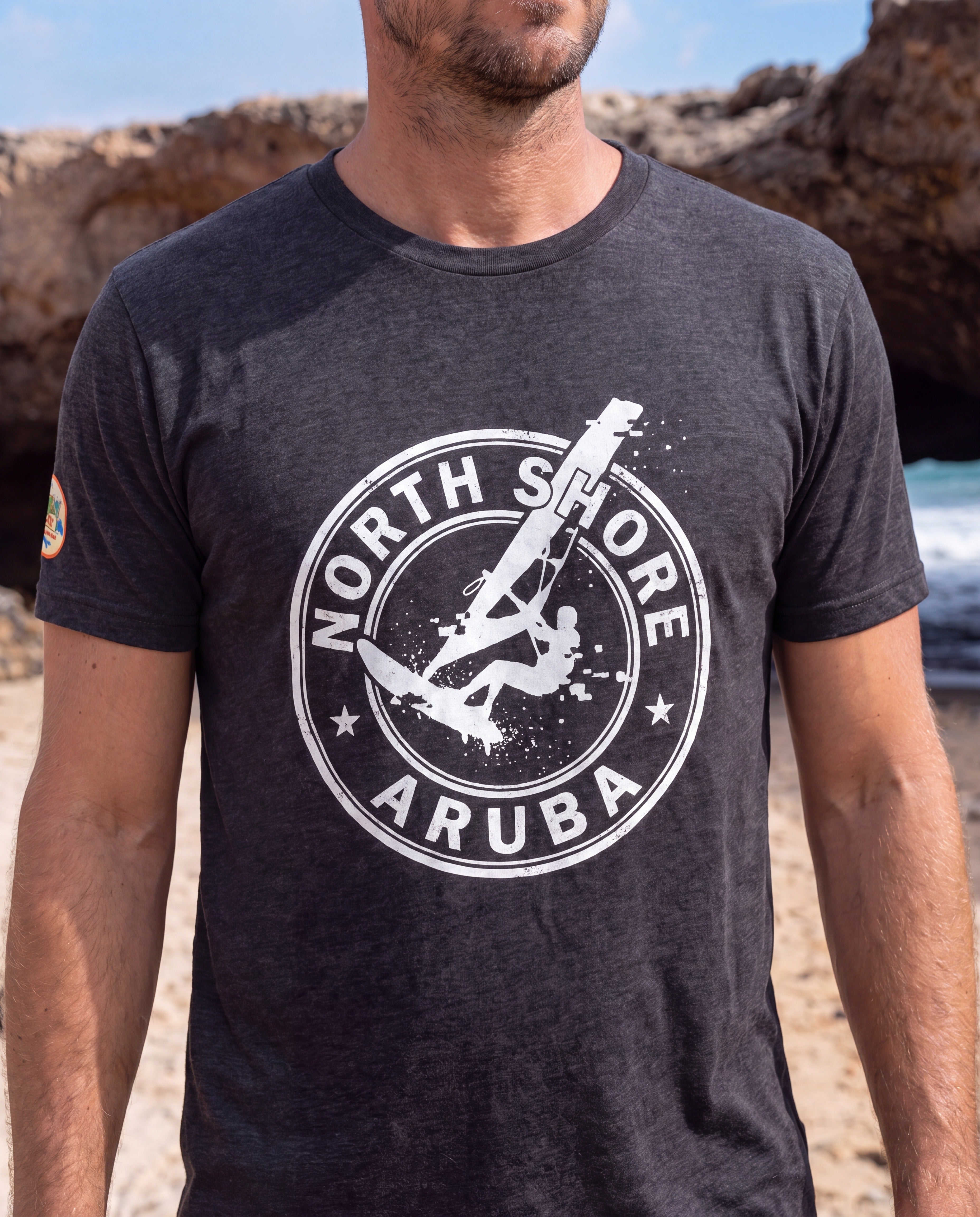 North Shore Aruba Stamp Tee · alternate view ·