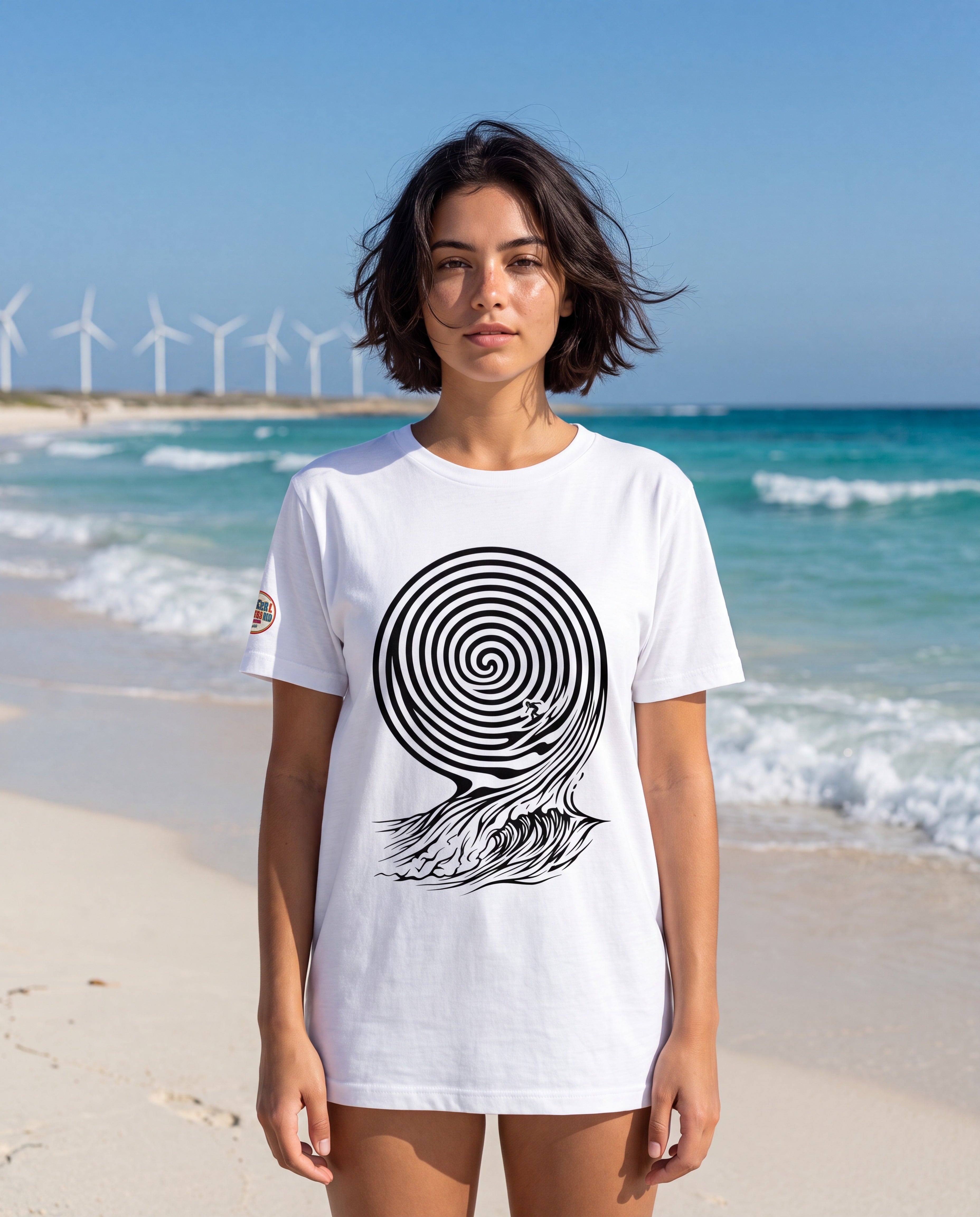 Aruba Hypnotic Wave Surf Tee · alternate view ·