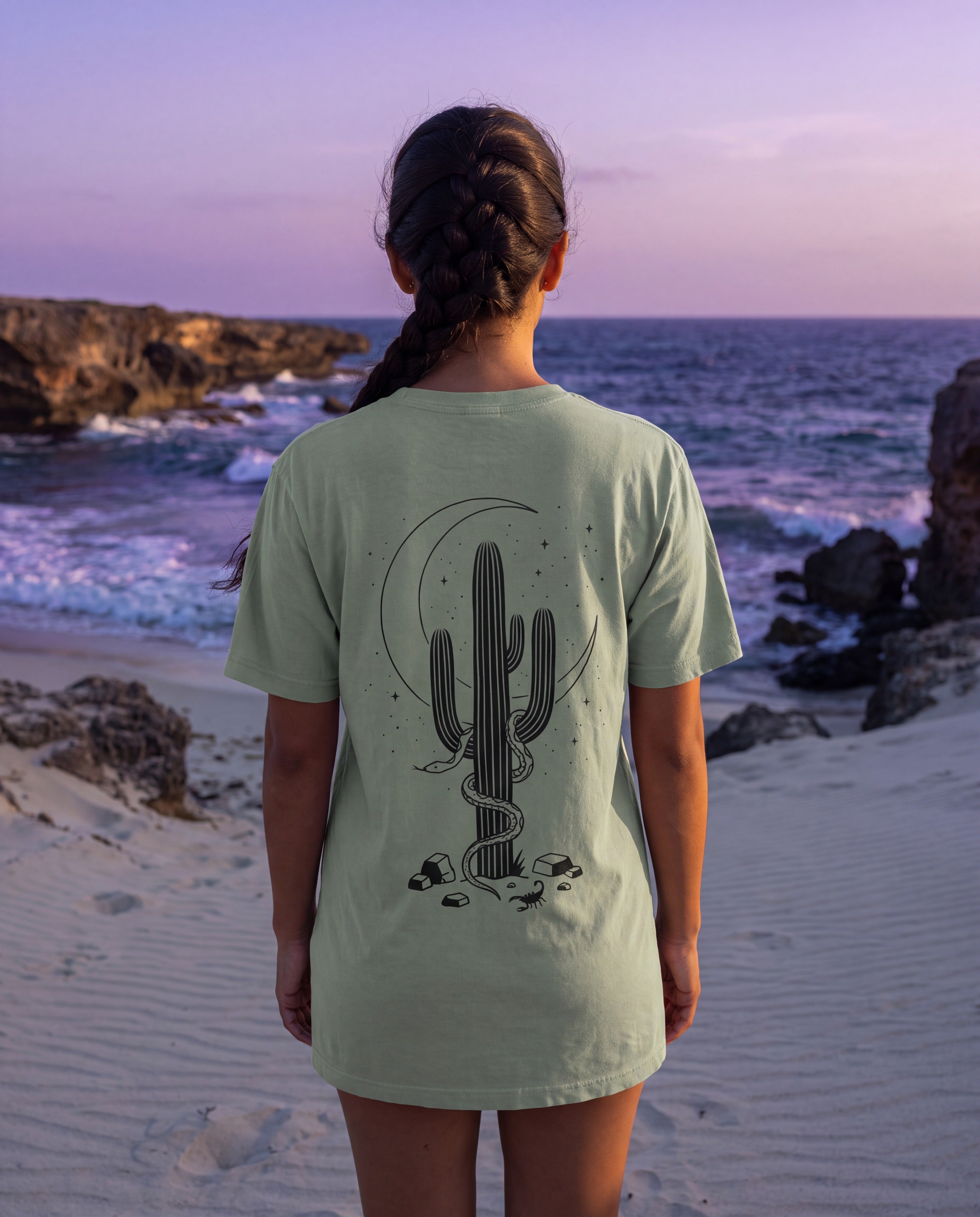 Aruba Cadushi Cactus Moon Tee · alternate view ·