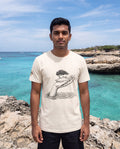Aruba Island in Hand Tee worn on location in Aruba