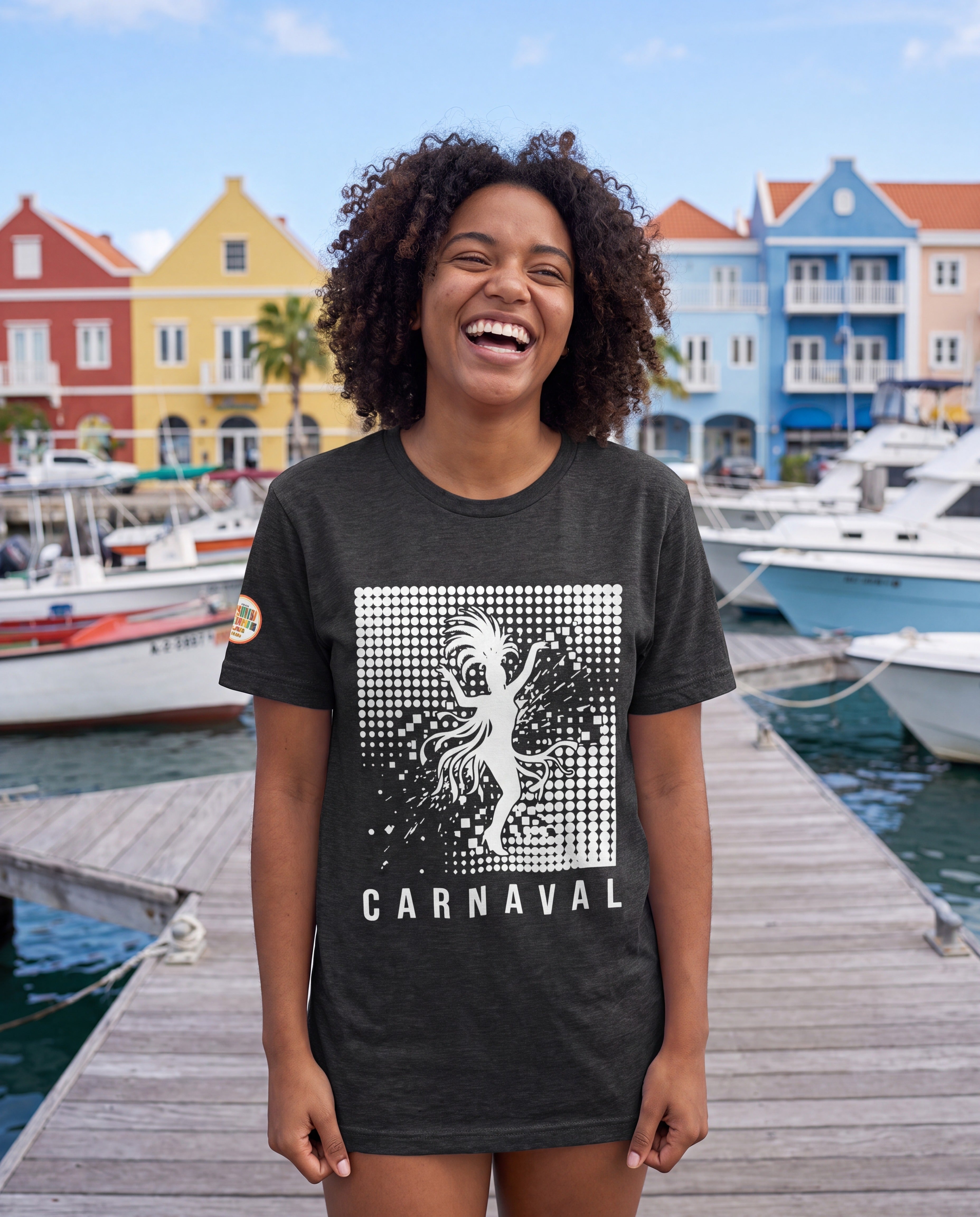 Aruba Carnaval Halftone Tee · alternate view ·