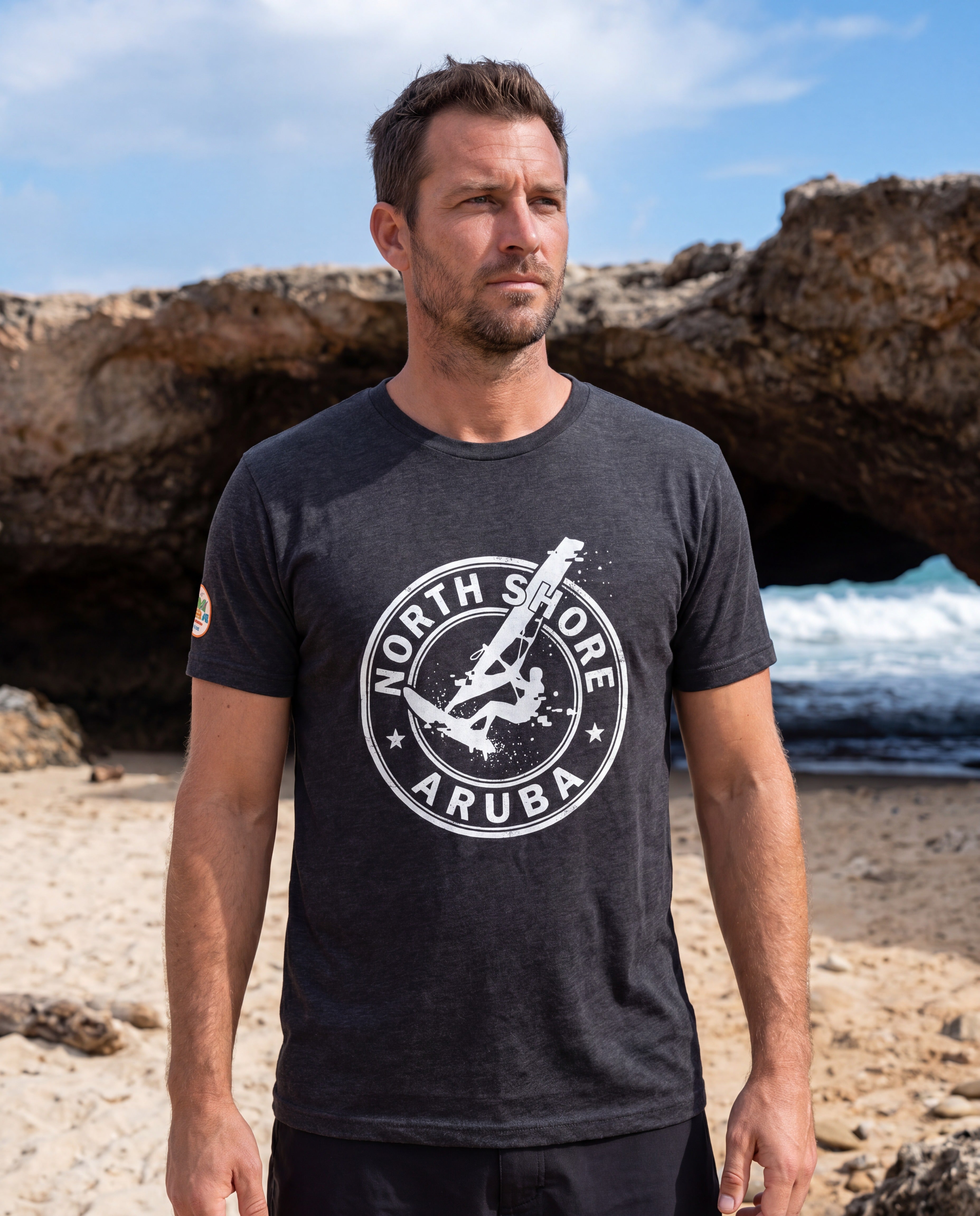 North Shore Aruba Stamp Tee · alternate view ·