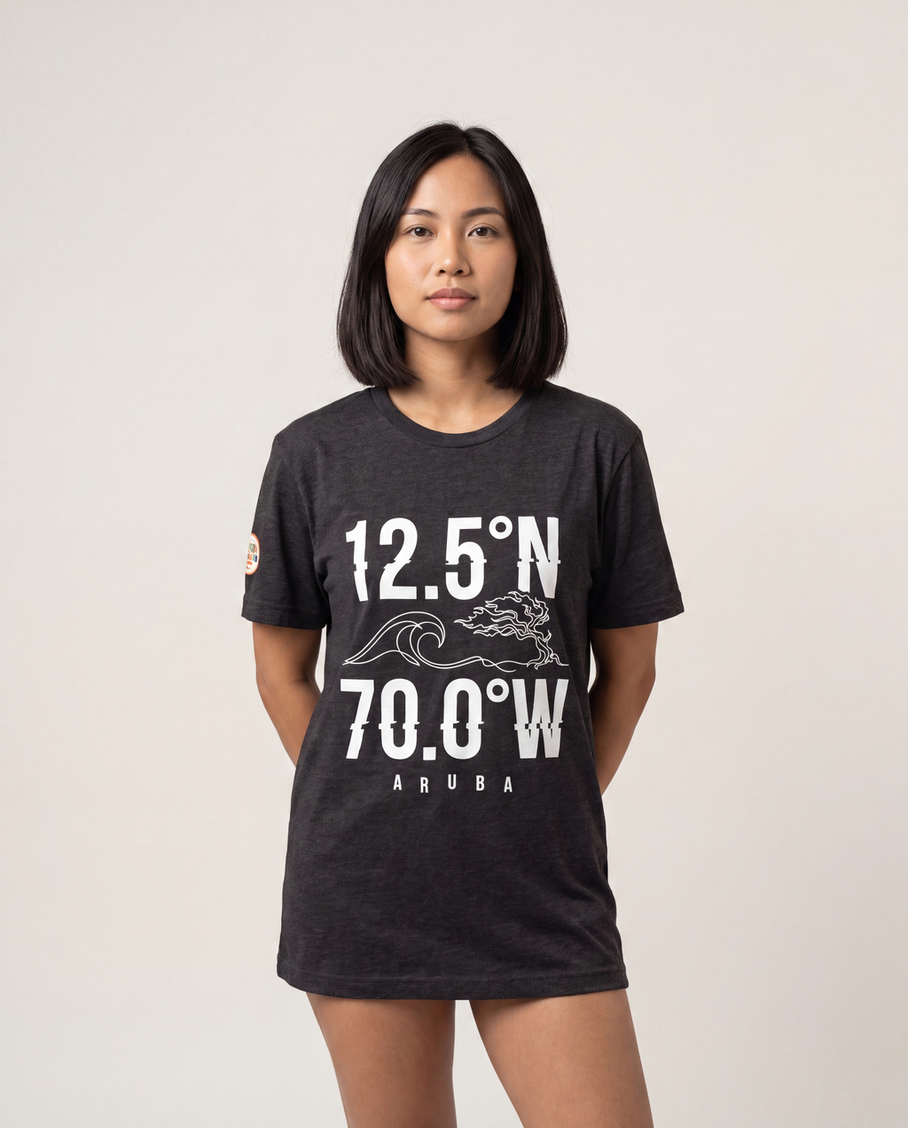 Aruba Coordinates Wave Tee, product view