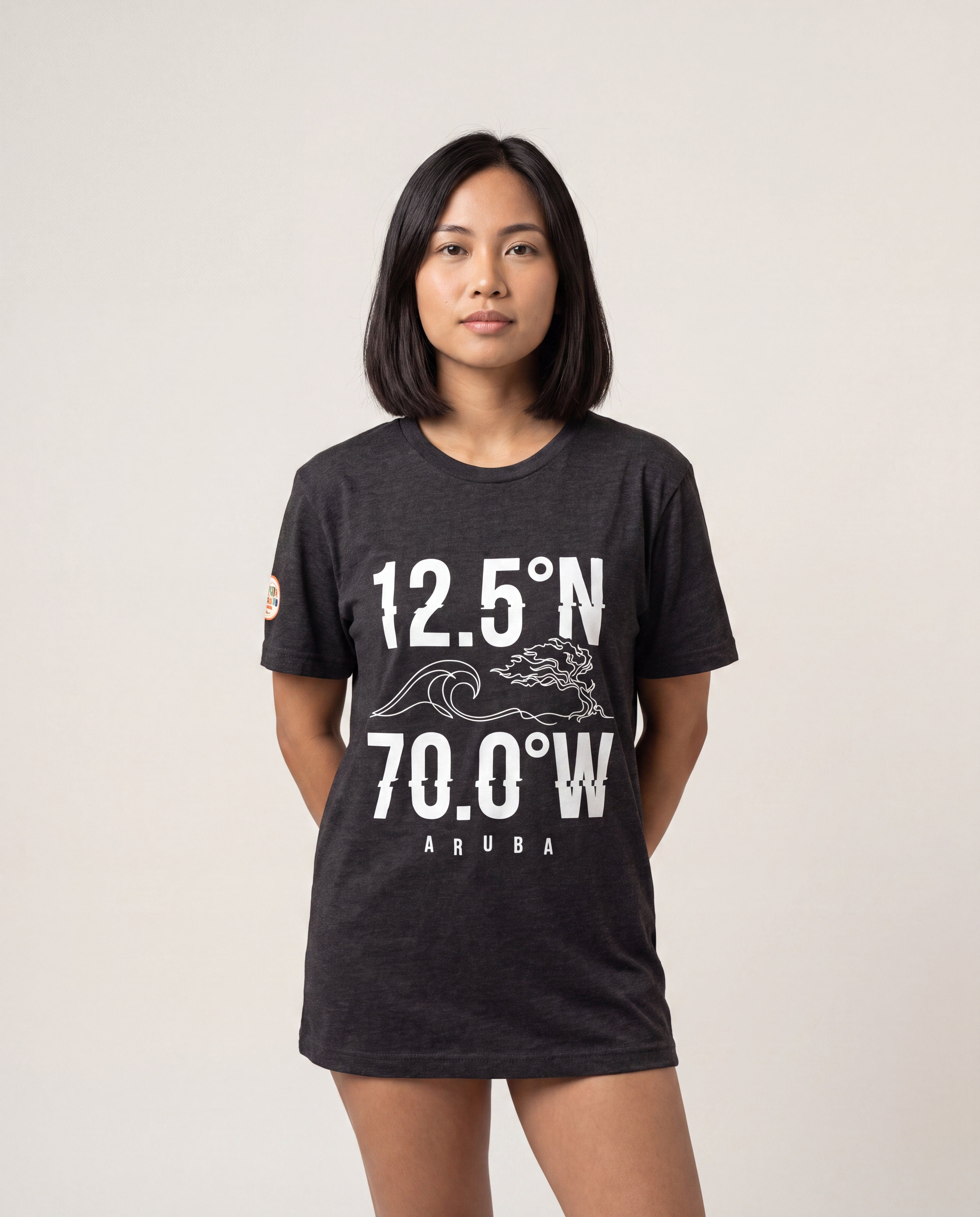 Aruba Coordinates Wave Tee · alternate view ·