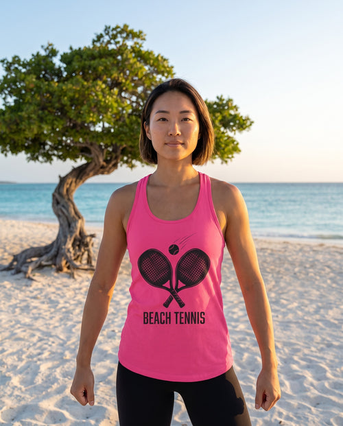 Aruba Beach Tennis Racerback Tank, product view