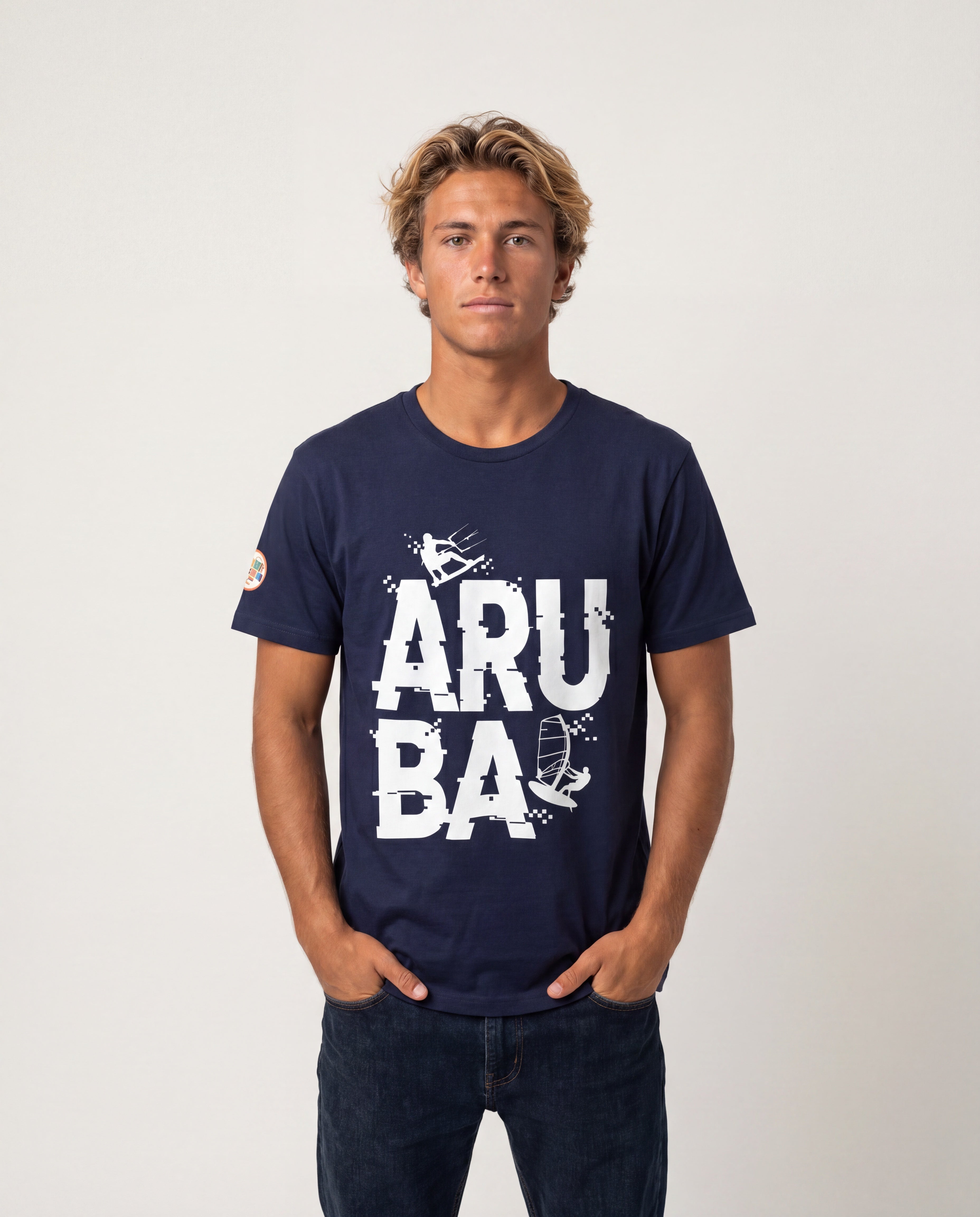 Aruba Glitch Surf Tee · alternate view ·