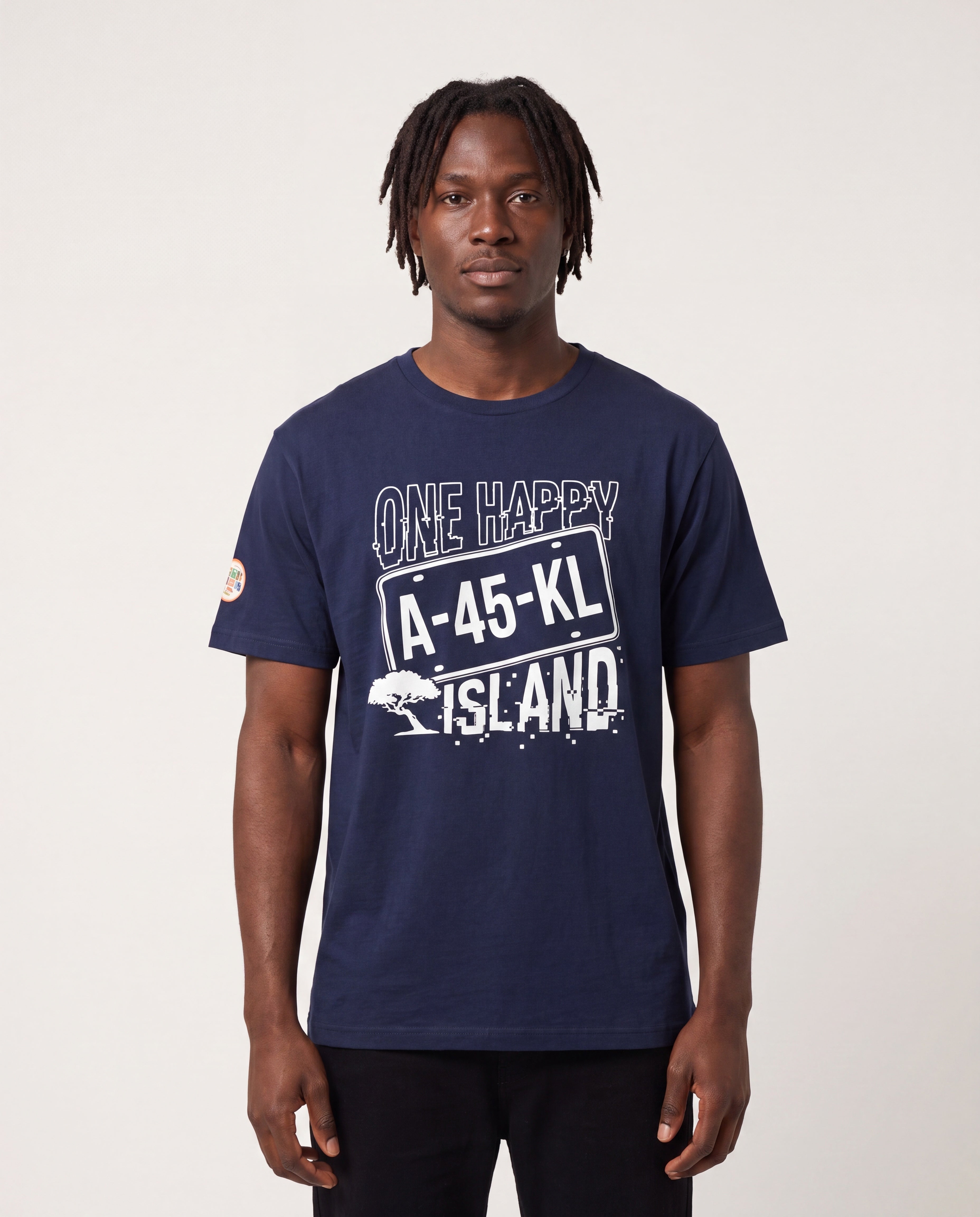 One Happy Island License Plate Tee · alternate view ·